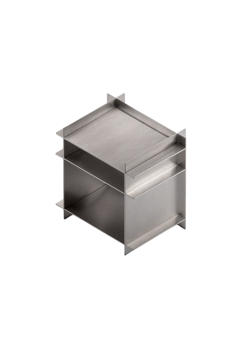 The Bedside side Table | Modern Stainless Steel Nightstand | Italy by Byaxb